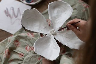 A Papier Mâché Flower 🌸
