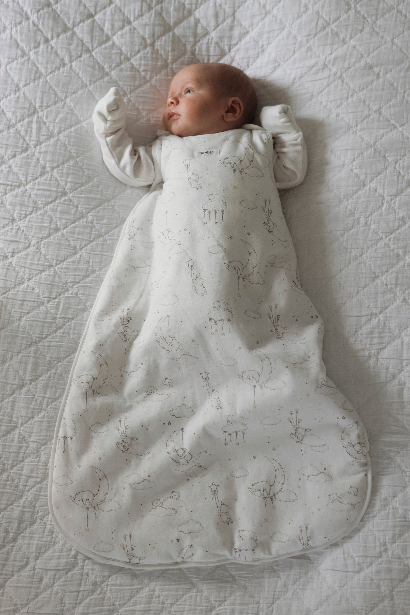 Bed Infant Jackets Baby White Sleeping Bag