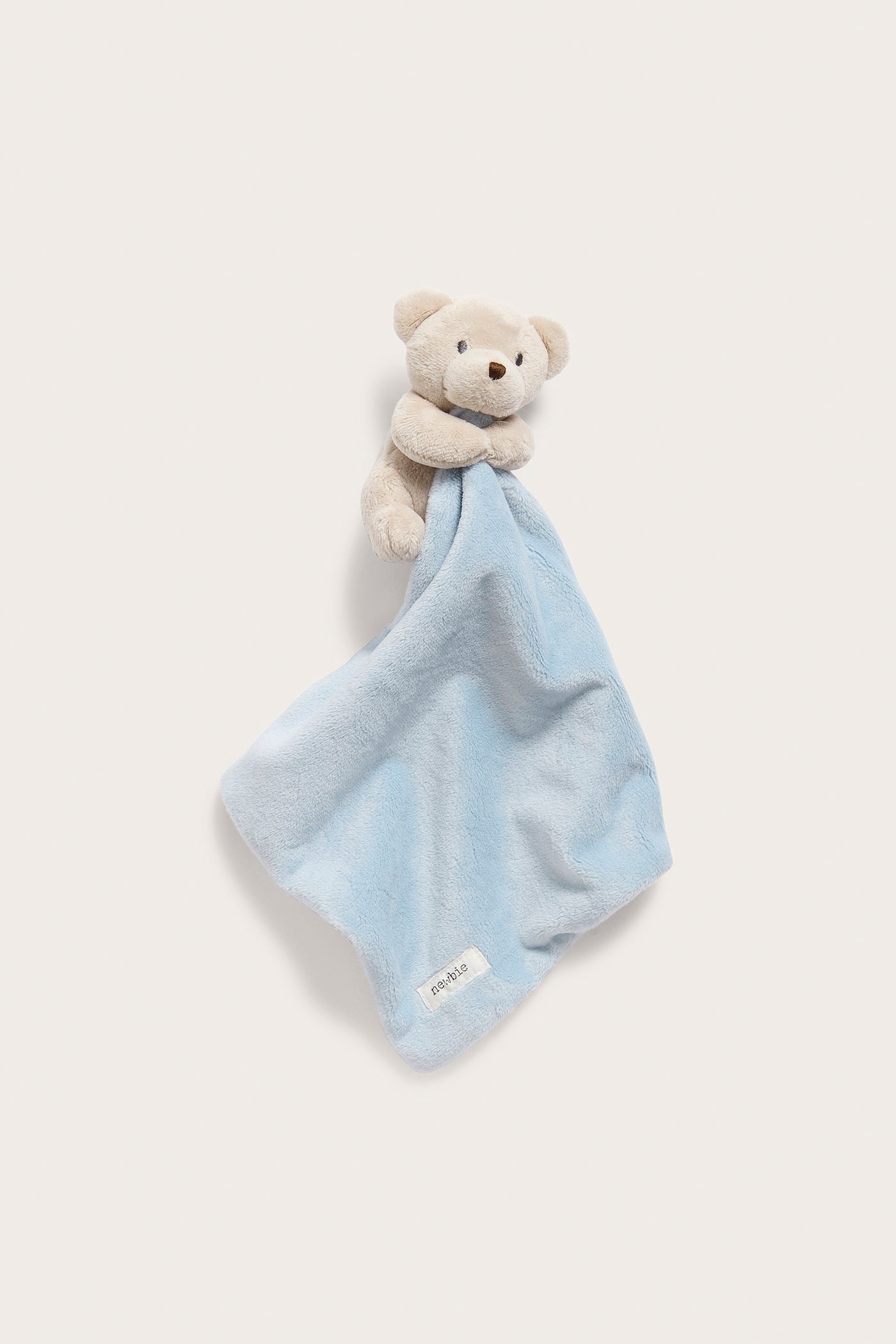 Baby blue teddy bear snuggle blanket – Newbie