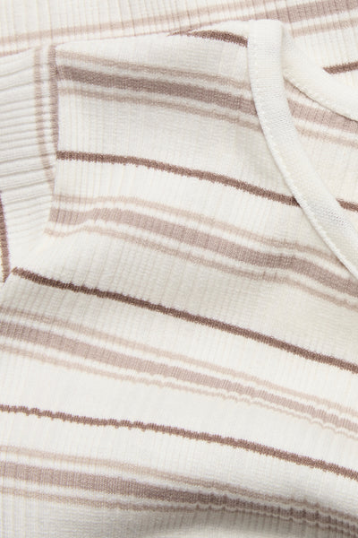 Baby white striped bodysuit