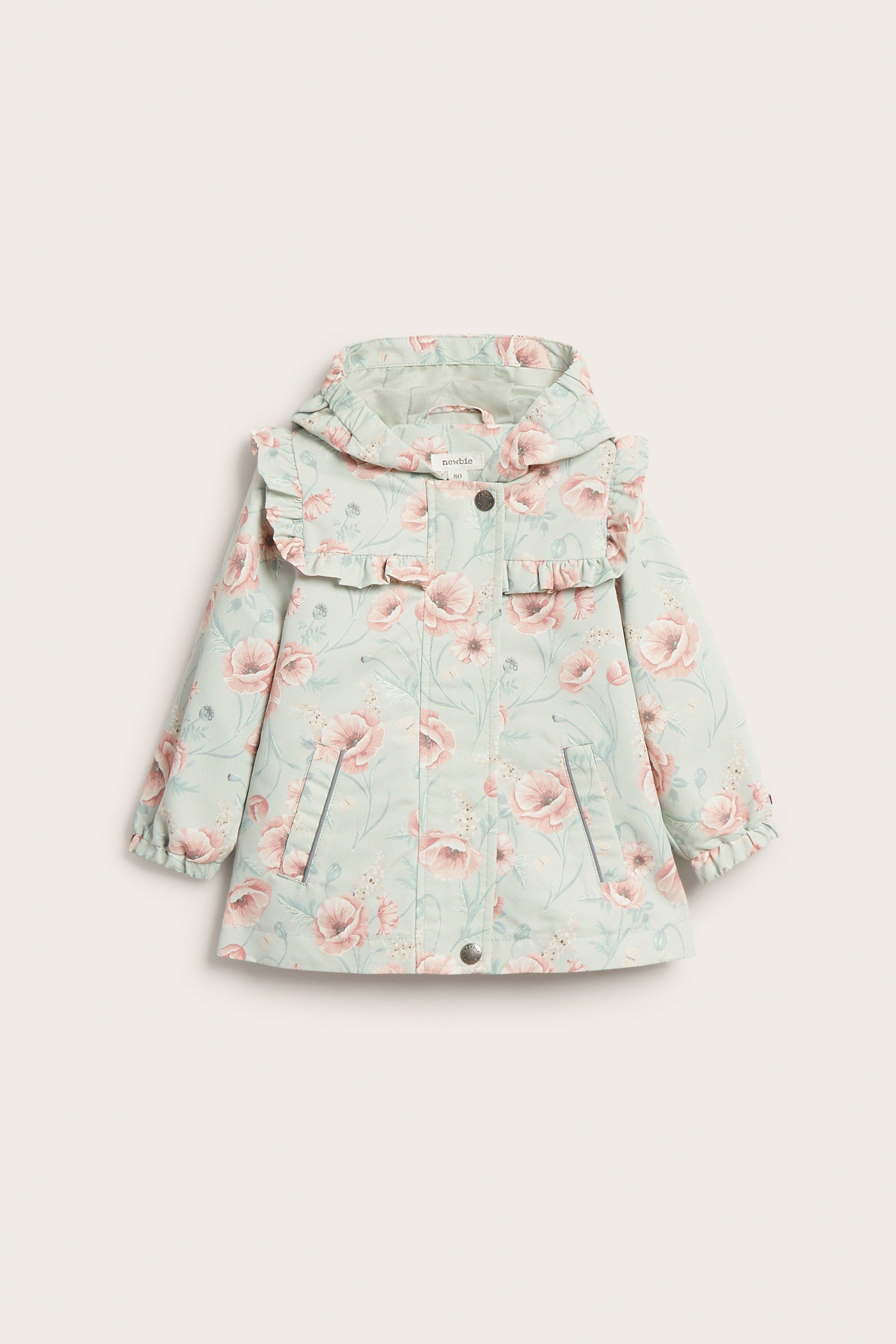Baby & kids green floral windproof jacket – Newbie
