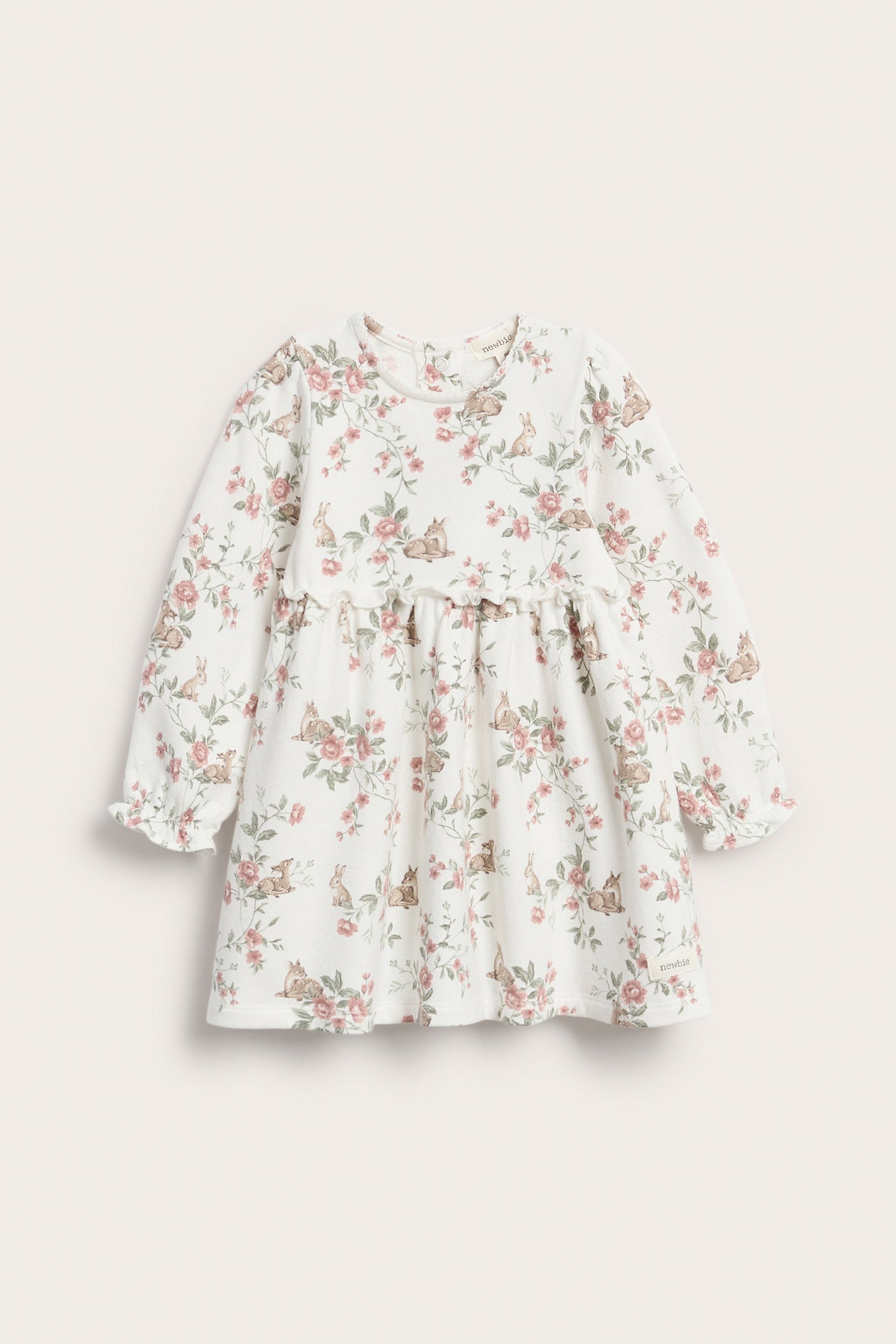 Baby floral jersey dress – Newbie