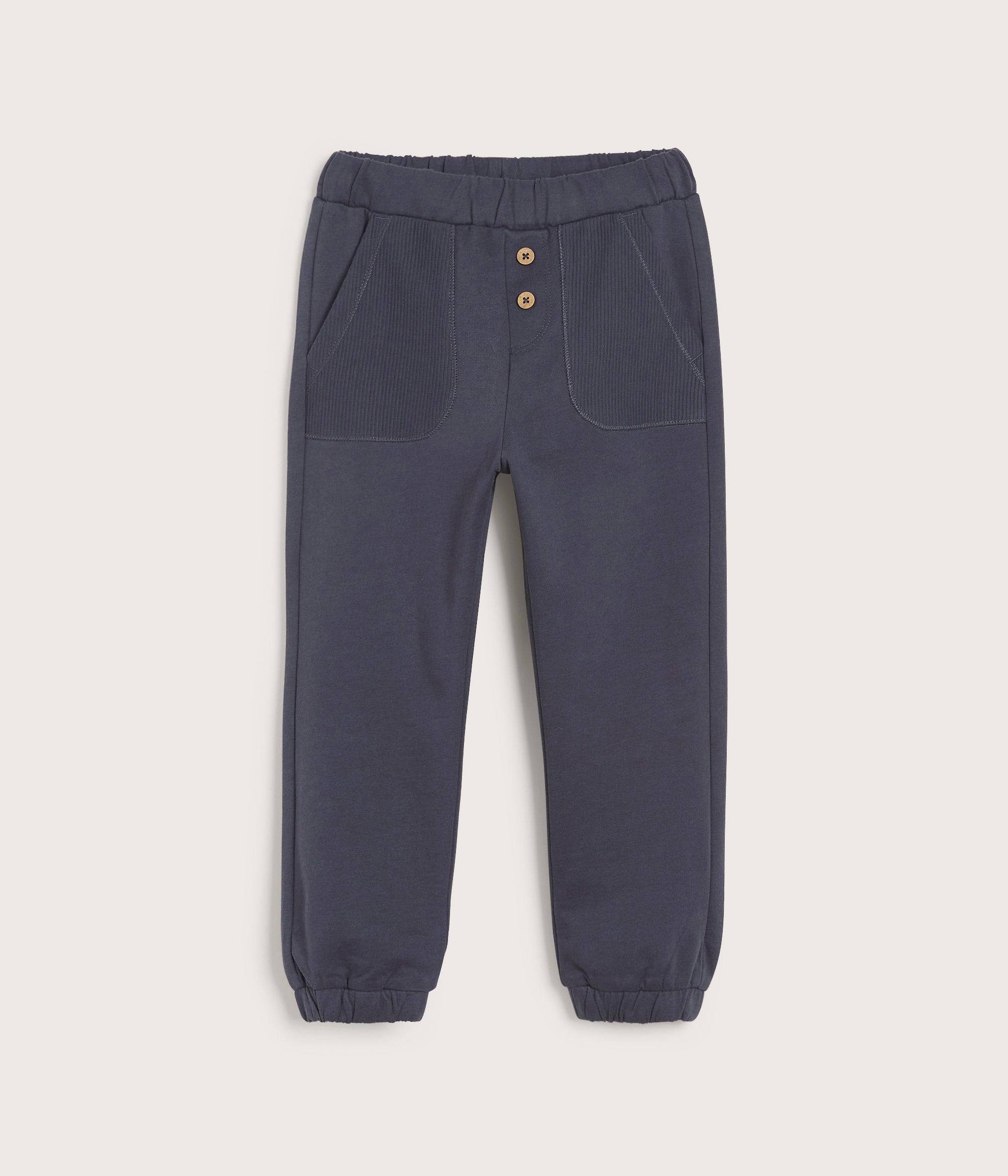 Kids navy blue jogging trousers - Main Image