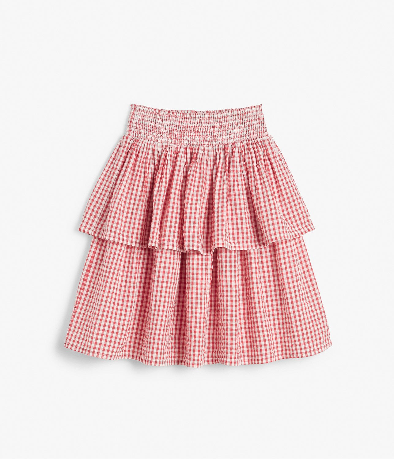 Womens red gingham skirt – Newbie