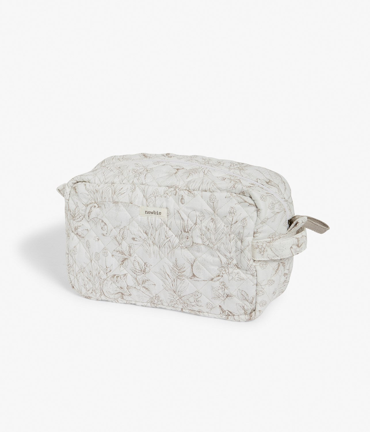 Quilted Medium Cosmetic Bag - White Case of 12 (59939 X 12)