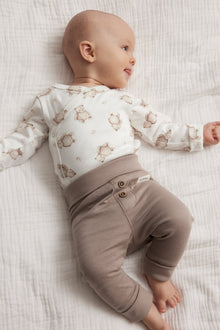 Baby white teddy bodysuit