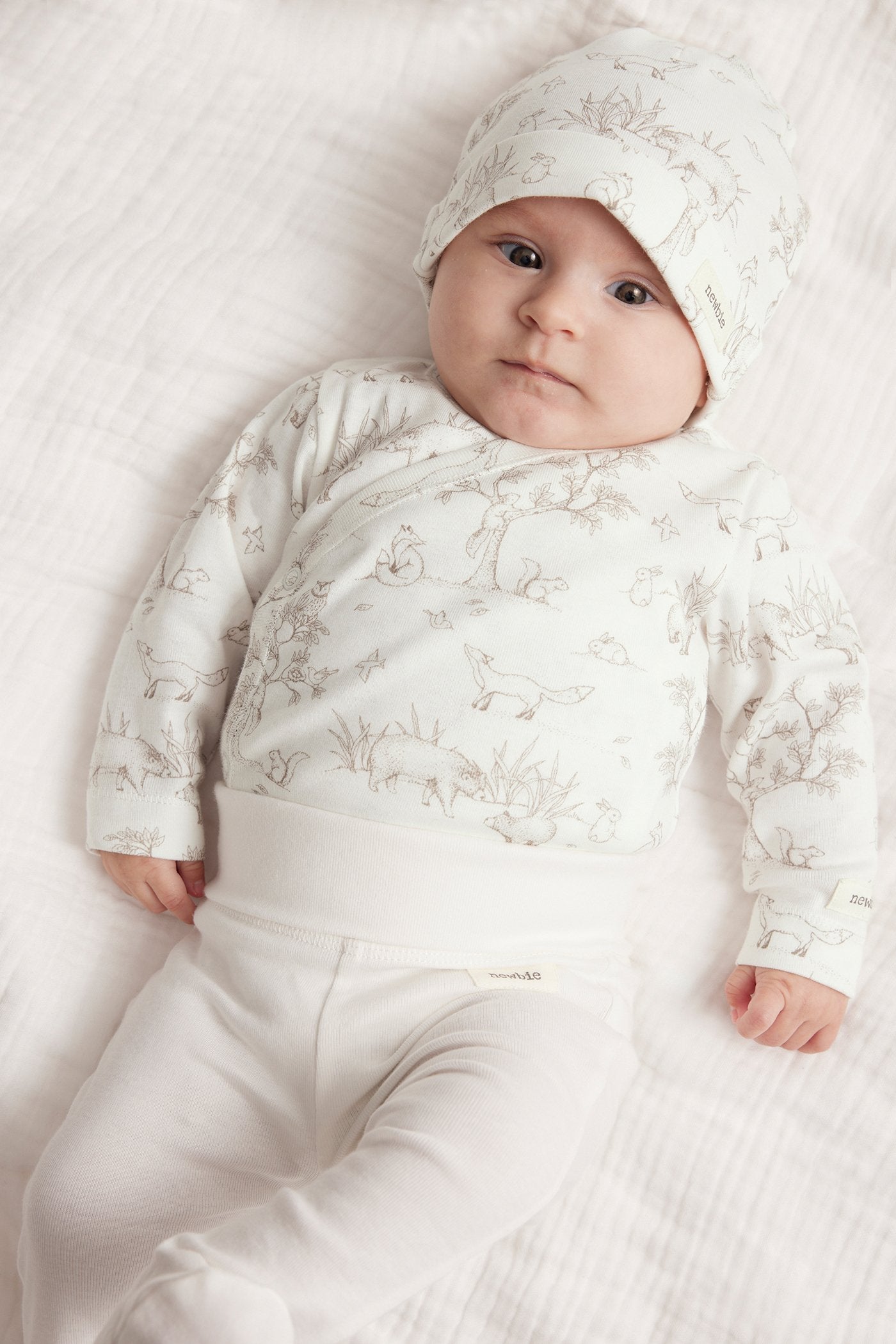 Baby 5-piece animal print gift set