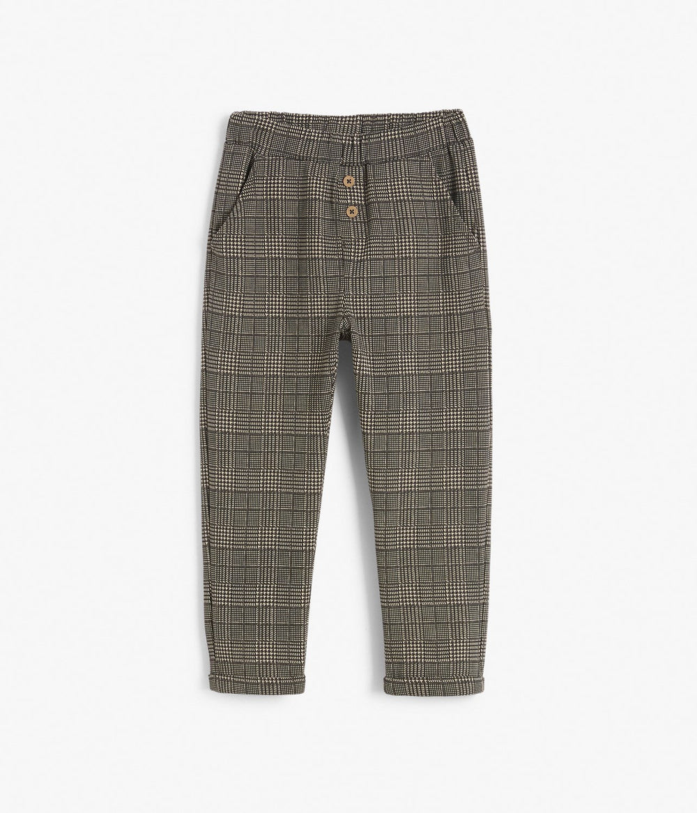 Kids checkered hot sale pants