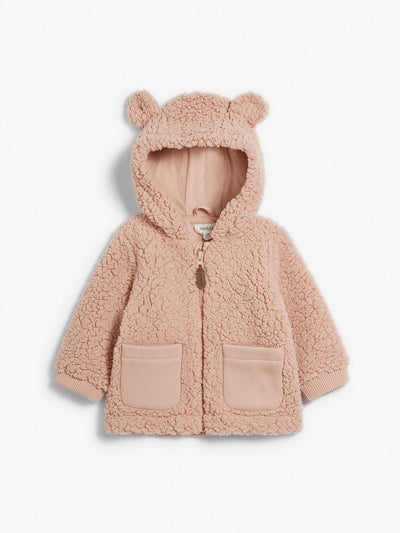 Light pink 2025 teddy jacket