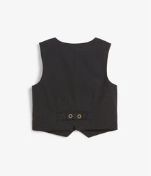 Kids black waistcoat