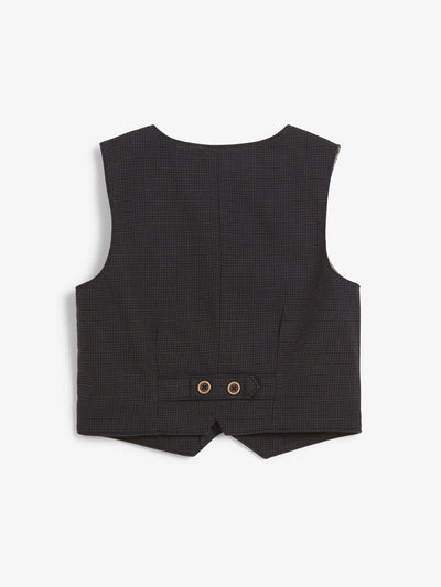 Kids black waistcoat Newbie