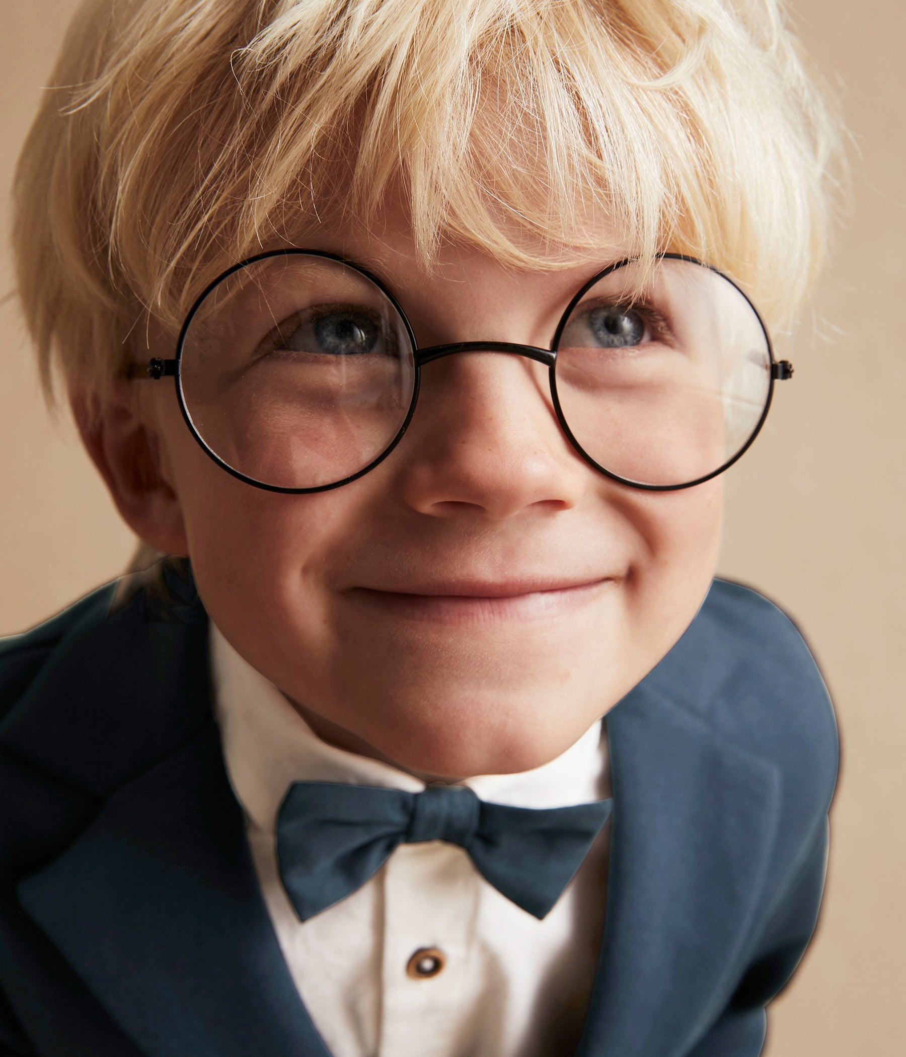 Kids blue jersey blazer