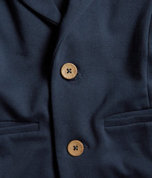 Kids blue jersey blazer