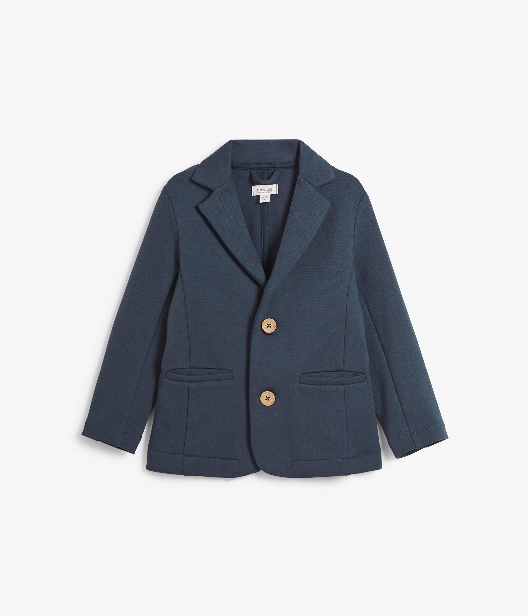 Kids blue jersey blazer