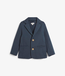 Kids blue jersey blazer