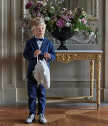 Kids blue jersey blazer