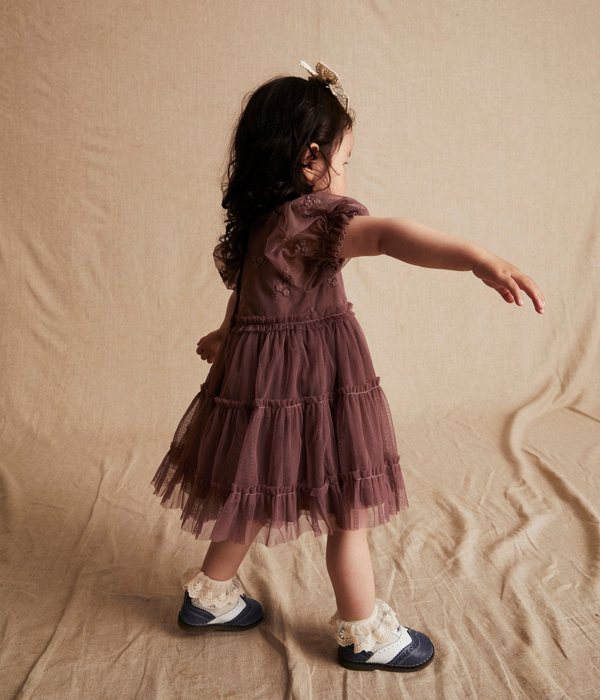 Baby pink tulle dress