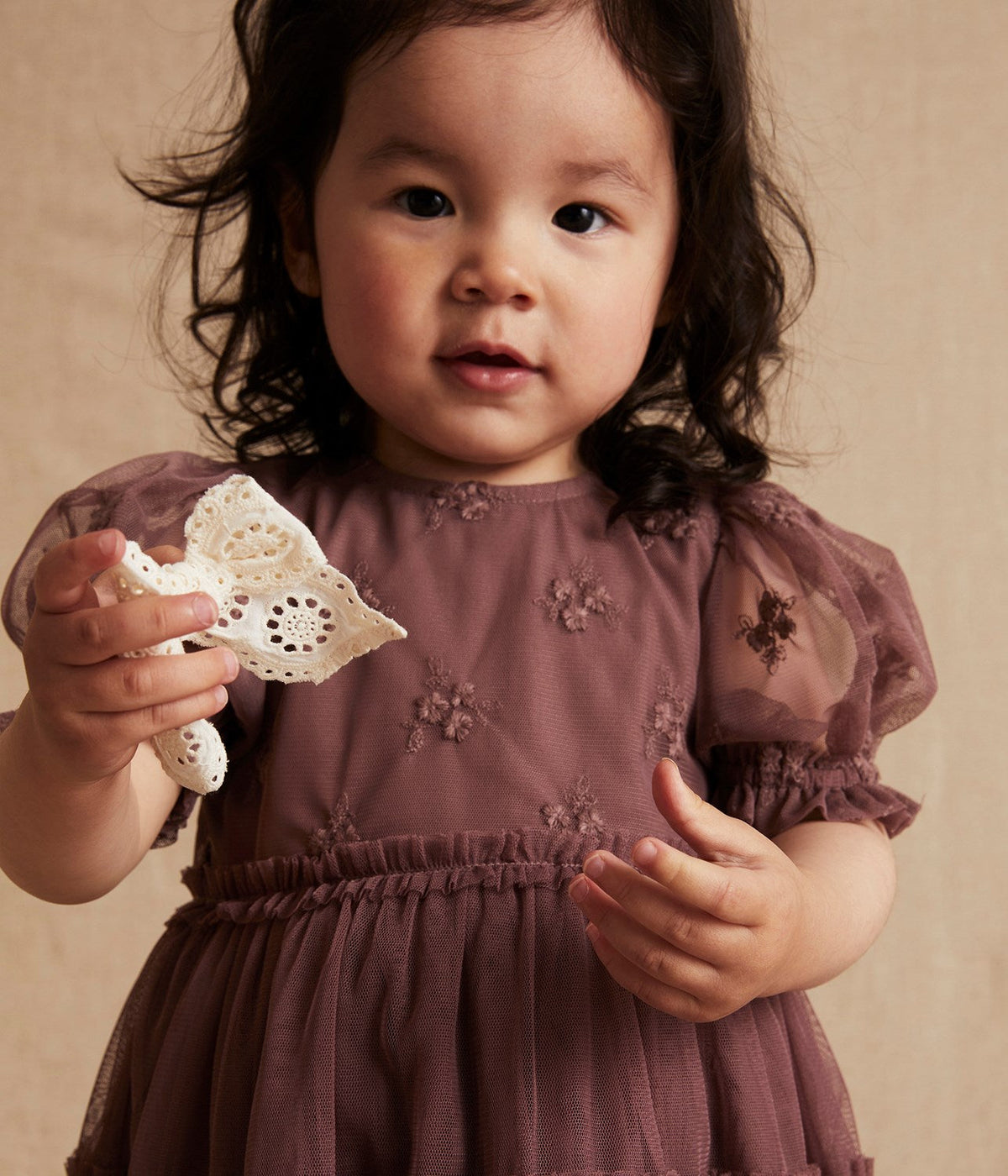 Baby pink tulle dress