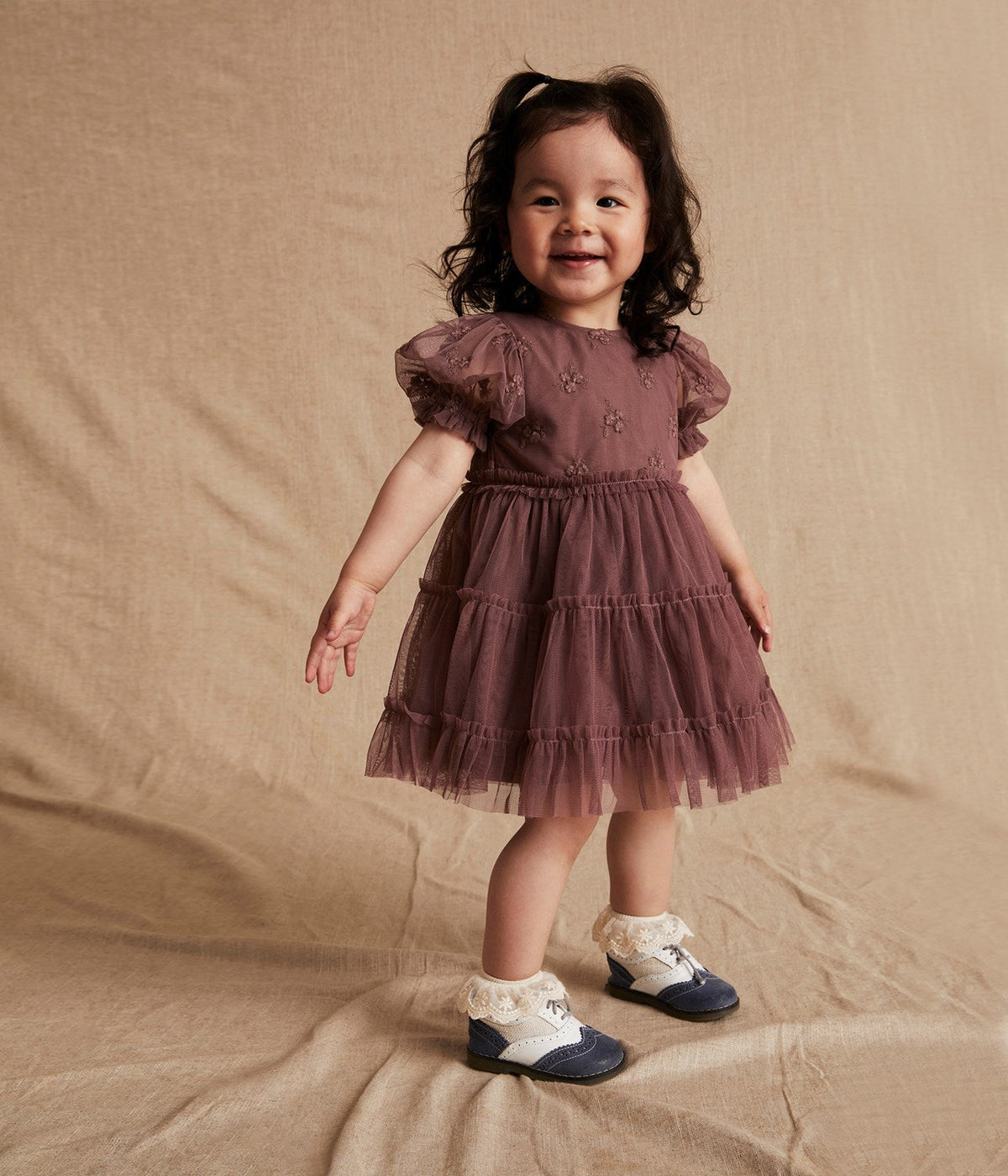 Baby pink tulle dress