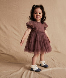 Baby pink tulle dress