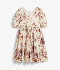 Womens large-flowered dress