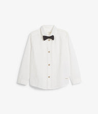 Kids white smoking shirt