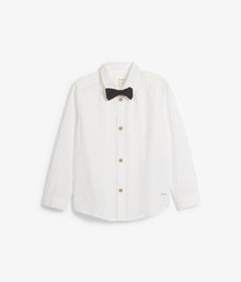 Kids white smoking shirt