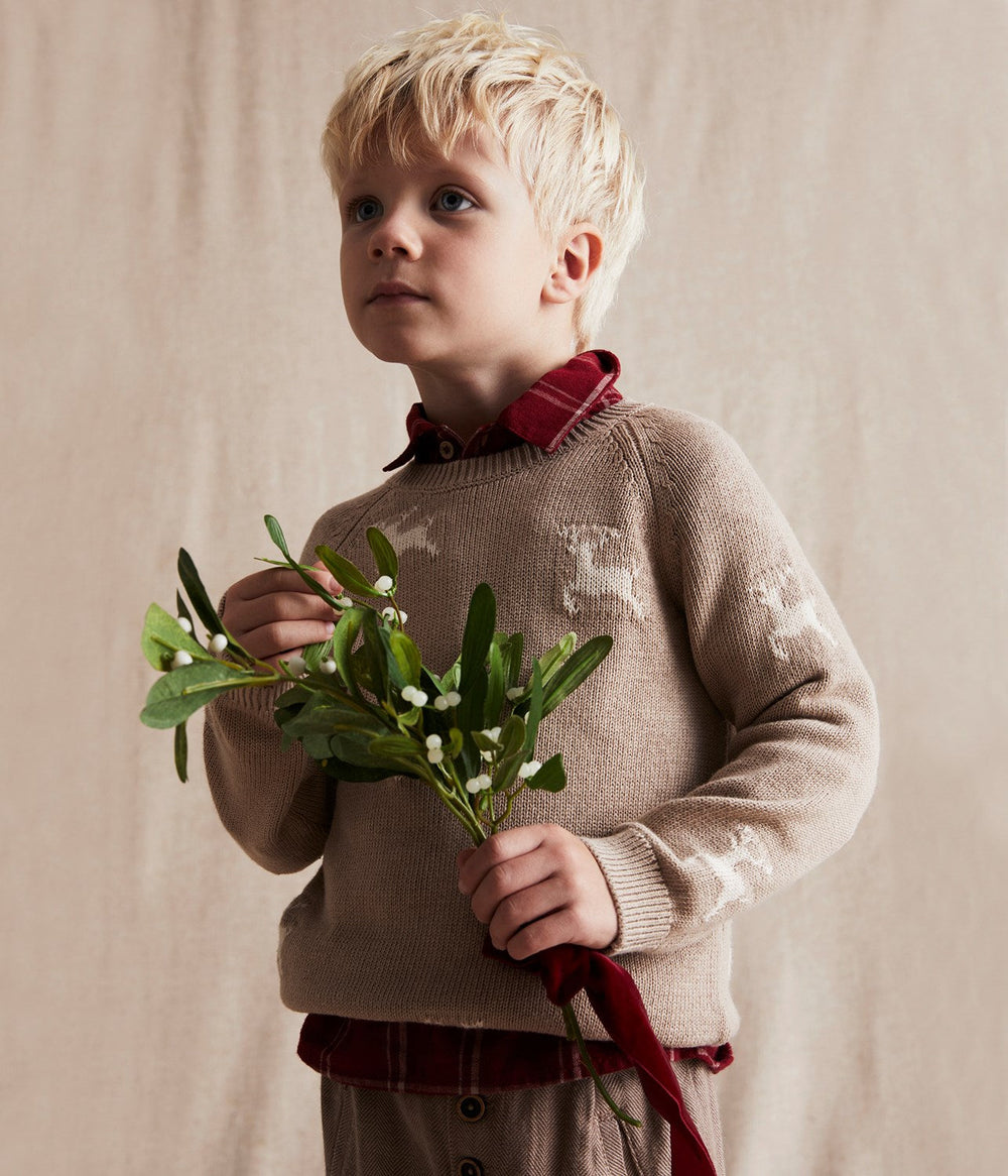 Kids hot sale reindeer jumper