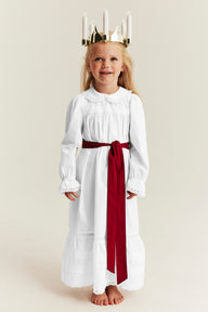 Kids white Lucia gown