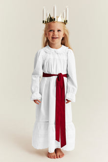 Kids white Lucia gown