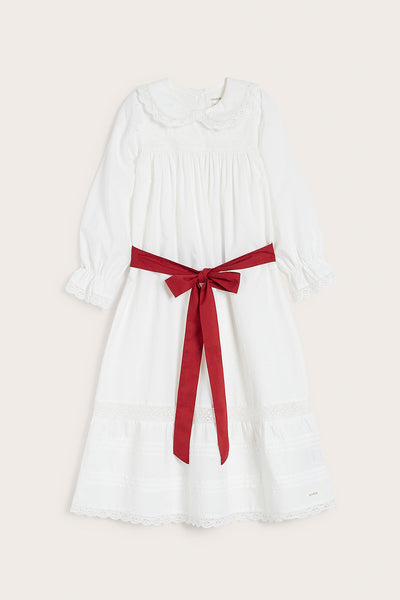 Kids white Lucia gown
