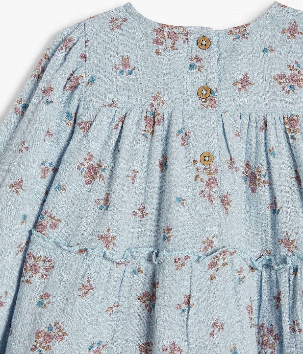 Baby blue floral dress