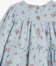 Baby blue floral dress