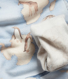 Kids blue worlds fauna sweatshirt