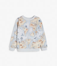 Kids blue worlds fauna sweatshirt