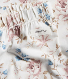 Kids white floral leggings