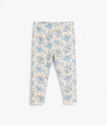 Baby blue blossom leggings