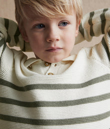 Kids striped knitted jumper