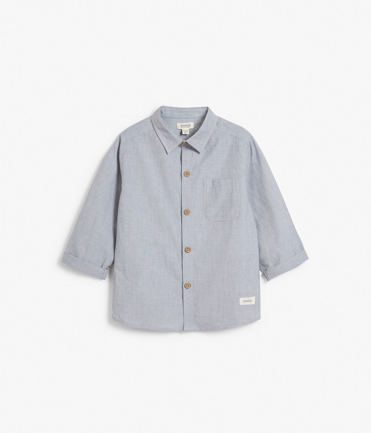 Baby & kids blue cotton shirt