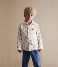 Baby & kids white floral shirt