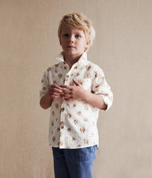 Baby & kids white floral shirt