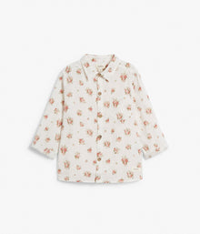 Baby & kids white floral shirt