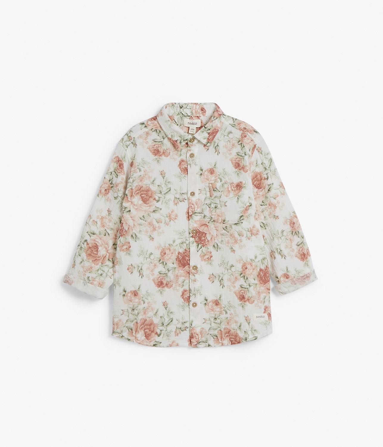 Kids spring rose shirt