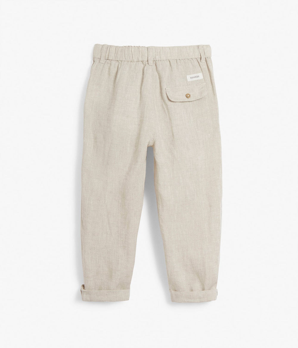 Baby hot sale linen trousers