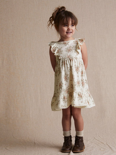 White cotton dress store kids