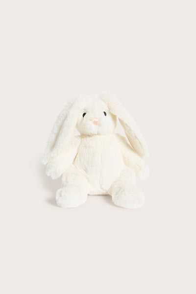 White plush bunny rabbit soft toy