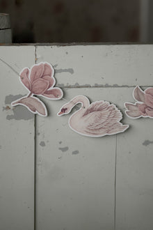 Pink swan lake garland