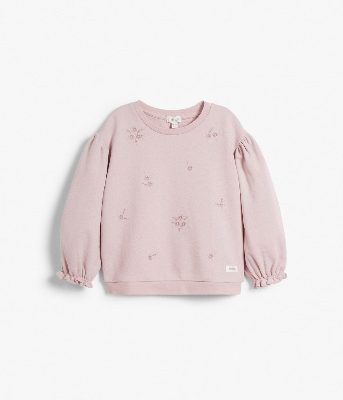 Kids pink floral sweatshirt