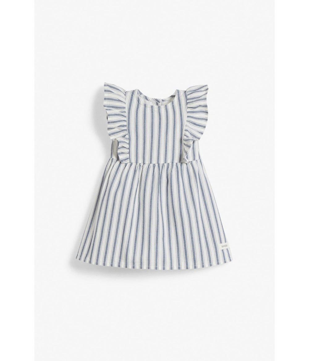 Baby blue striped dress best sale