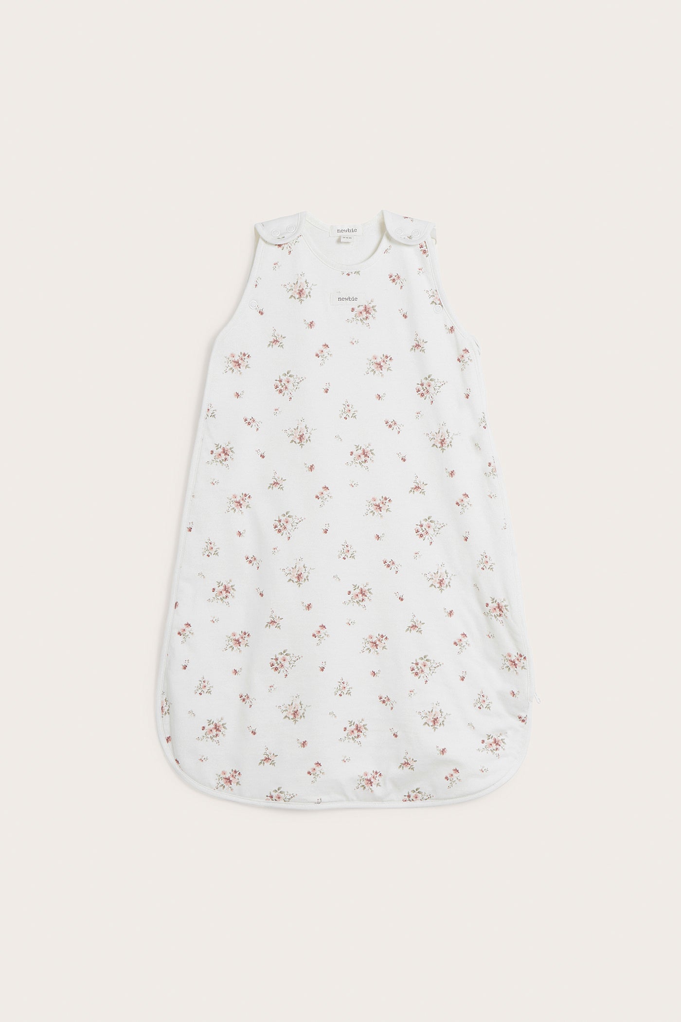 Baby white floral sleeping bag